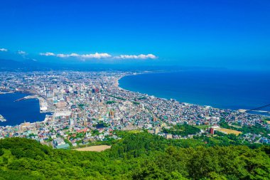 Hakodate şehir manzarası (Mt. Hakodate). Çekim Konumu: Hokkaido Hakodate Şehri