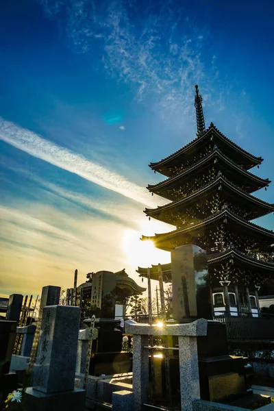Pięć Wieży Świątynnych Kawasaki City Misoji Rozmieszczenie Kawasaki City Prefektura — Zdjęcie stockowe