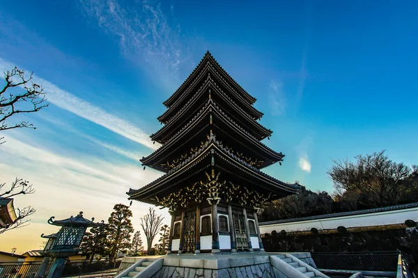 Vijf Tempel Toren Kawasaki City Misoji Schietplaats Kawasaki City Prefectuur — Stockfoto