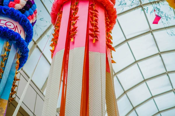 Фестиваль Сендай Танабата Місце Зйомки Сендай Префектура Міягі — стокове фото