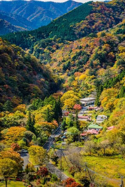 Pueblo Entre Las 000 Montañas Ubicación Del Disparo Prefectura Gunma —  Fotos de Stock