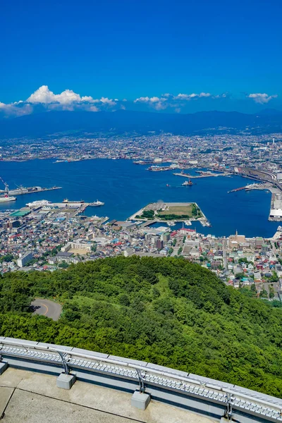 Krajobraz Miasta Hakodate Sfotografowany Hakodat Miejsce Fotografowania Hokkaido Hakodate City — Zdjęcie stockowe