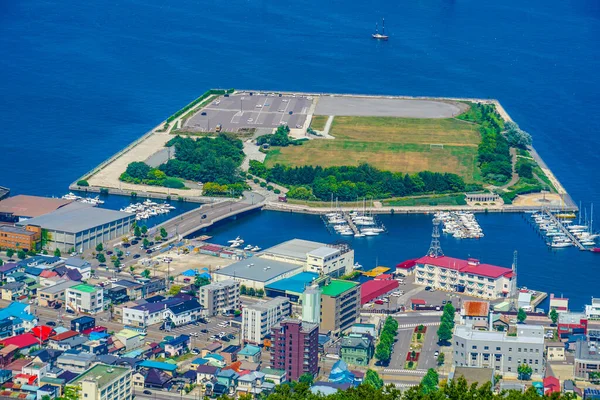 Paysage Urbain Hakodate Photographié Partir Hakodate Lieu Tournage Hokkaido Hakodate — Photo