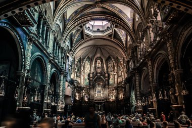 Monsalate Manastırı (İspanya Barselona). Çekim Konumu: İspanya, Barselona