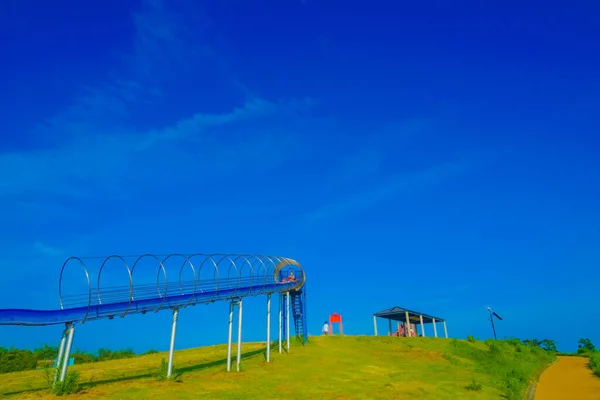 Coastal Park Adventure Square Wakabayashi Ward Der Stadt Sendai Drehort — Stockfoto