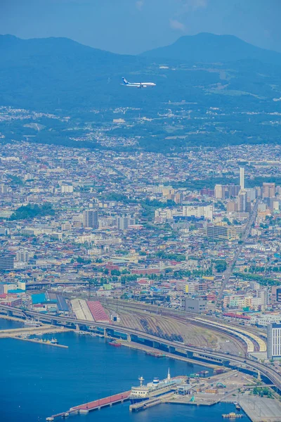 Krajobraz Miasta Hakodate Sfotografowany Hakodat Miejsce Fotografowania Hokkaido Hakodate City — Zdjęcie stockowe