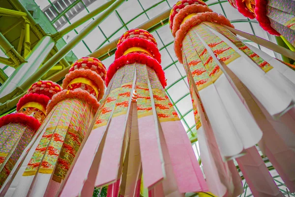 Sendai Tanabata Festivali Süsü Çekim Yeri Sendai Miyagi Bölgesi — Stok fotoğraf