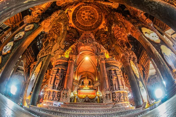 圣所罗布真理雕塑 泰国帕塔亚 射击地点 Pattaya — 图库照片