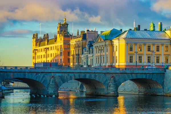 Stockholms Morning Ray Suécia Localização Tiroteio Sweden Stockholm — Fotografia de Stock