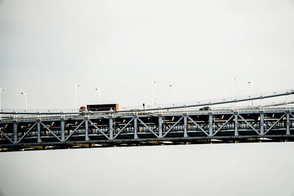 Paisagem Com Ponte Arco Íris Localização Tiroteio Minato Tokyo — Fotografia de Stock