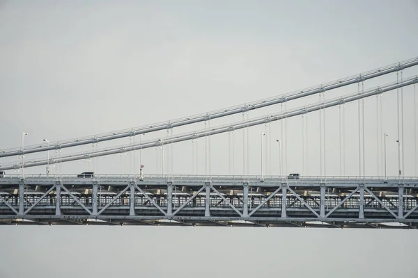 Paisagem Com Ponte Arco Íris Localização Tiroteio Minato Tokyo — Fotografia de Stock