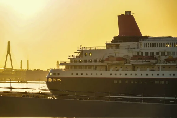 Nippon Maru Ranní Paprsek Místo Střelby Prefektura Yokohama City Kanagawa — Stock fotografie