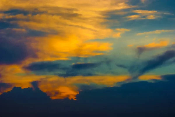 Nuvens Pôr Sol Céu Localização Tiroteio Tokyo Chofu City — Fotografia de Stock