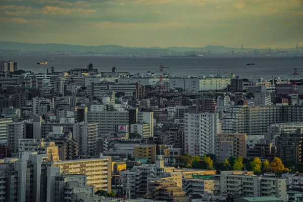 Πόλη Του Τόκιο Καταστράφηκε Σούρουπο Τοποθεσία Katsushika Τόκιο — Φωτογραφία Αρχείου