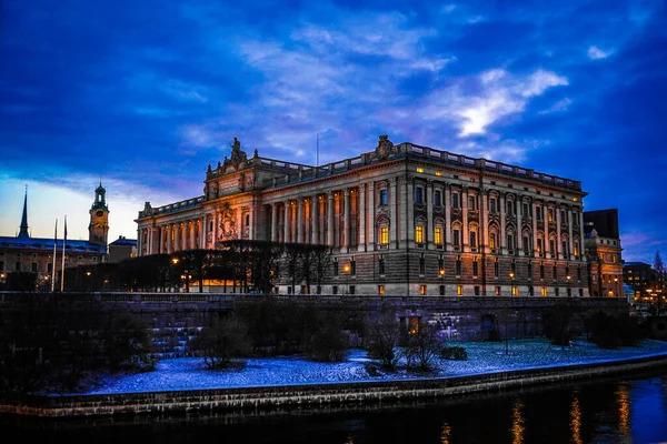 Rixdengen National Capitol Estocolmo Localização Tiroteio Sweden Stockholm — Fotografia de Stock