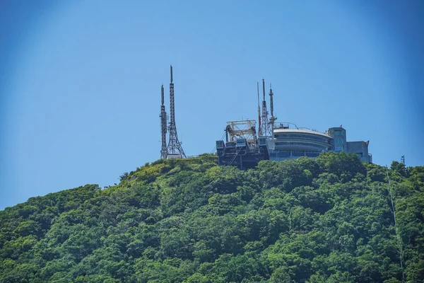 客场山电视塔 射击地点 北海道客场市 — 图库照片