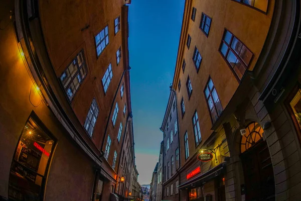 ストックホルム旧市街の街並み 撮影場所 スウェーデン ストックホルム — ストック写真