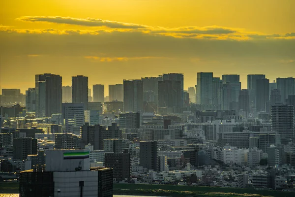 Tokyo Dipindai Saat Senja Lokasi Penembakan Katsushika Tokyo — Stok Foto
