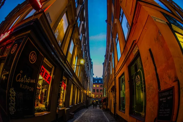 Stockholm Old Town Stadsgezicht Schietplaats Zweden Stockholm — Stockfoto