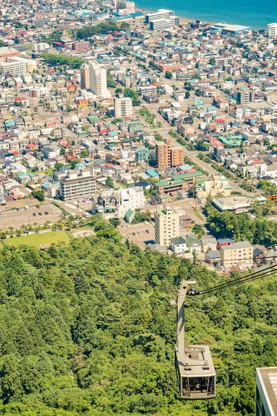 Hakodate Górska Kolejka Linowa Miejsce Fotografowania Hokkaido Hakodate City — Zdjęcie stockowe