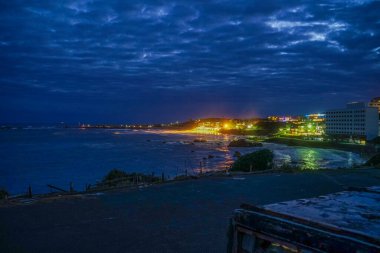 Inubozaki Gece Sahnesi. Çekim Konumu: Chiba Bölgesi