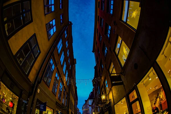 Miejski Krajobraz Starego Miasta Sztokholmie Miejsce Fotografowania Szwecja Sztokholm — Zdjęcie stockowe
