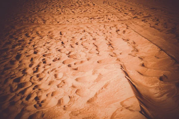 Arabski Pustynny Piasek Miejsce Fotografowania Dubai — Zdjęcie stockowe