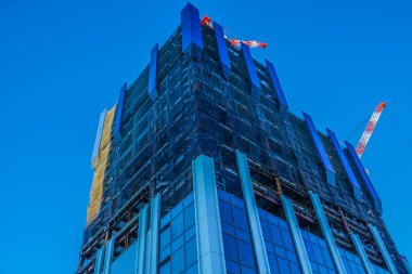 Minato Mirai 21 bölgesinin mimari manzarası. Çekim yeri: Yokohama City Nishi Ward