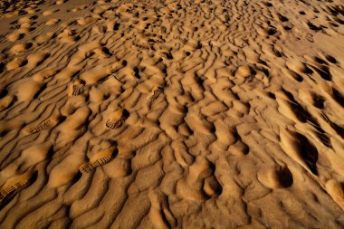 Arap çöl kumu. Çekim Konumu: Dubai