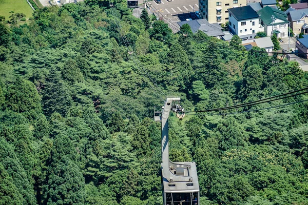 客场山地缆车 射击地点 北海道客场市 — 图库照片