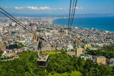 Hakodate dağ yolu. Çekim Konumu: Hokkaido Hakodate Şehri