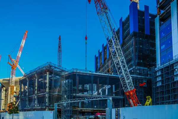 Paesaggio Architettonico Del Quartiere Minato Mirai Luogo Delle Riprese Yokohama — Foto Stock