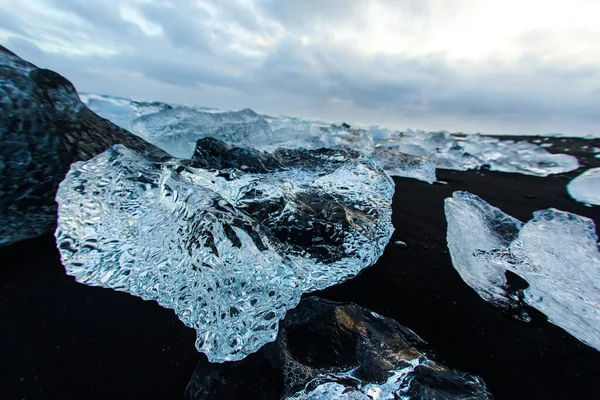 Yorkels Aururon Diamond Beach Iceland Shooting Location Iceland — Stock Photo, Image