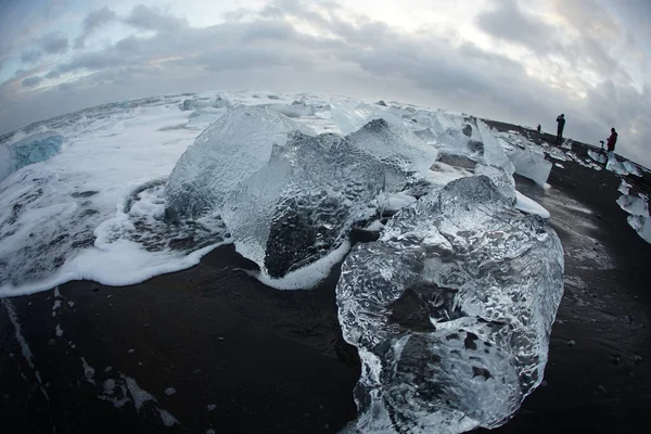 Yorkels Auron Diamond Beach Ісландія Shooting Location Iceland — стокове фото