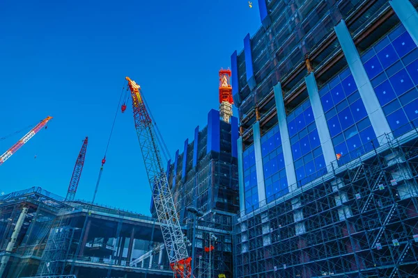 Paesaggio Architettonico Del Quartiere Minato Mirai Luogo Delle Riprese Yokohama — Foto Stock