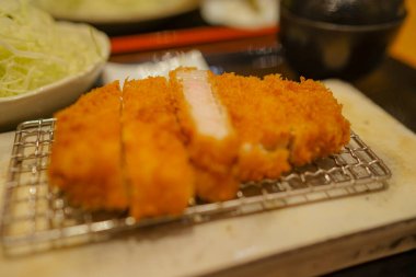 Tonkatsu yemek hazırladı. Çekim yeri: Yokohama-şehir kanagawa ili