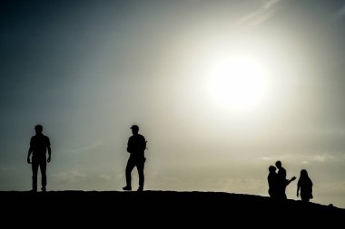 Arap çölü ve insanları. Çekim Konumu: Dubai