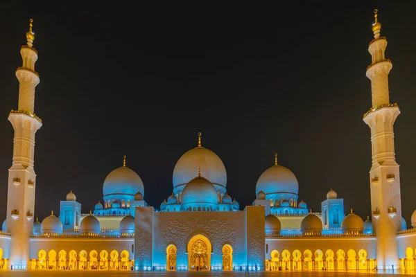 Shakezy Cayd Grand Moschee Vereinigte Arabische Emirate Drehort Abdabi — Stockfoto