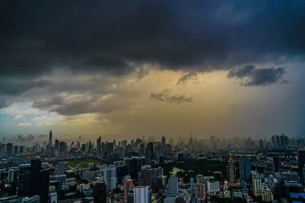 Thailandia Bangkok Paesaggio Urbano Mahana Corn Observatory Luogo Delle Riprese — Foto Stock