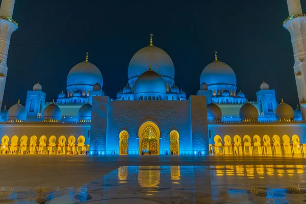 Shakezy Cayd Grand Moschee Vereinigte Arabische Emirate Drehort Abdabi — Stockfoto