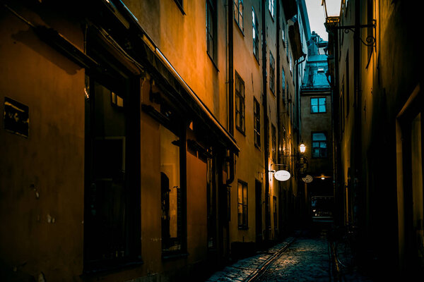 Stockholm Gumlastans Old Town. Shooting Location: Sweden, Stockholm