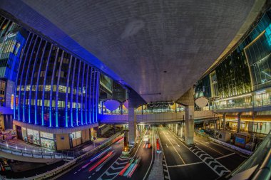 Shibuya night view (Shibuya station square). Shooting Location: Shibuya -ku, Tokyo