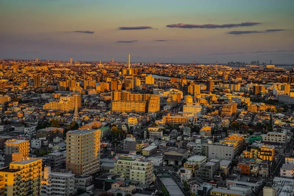 Groups Evening Views Central Tokyo Shooting Location Edogawa Tokyo — Zdjęcie stockowe