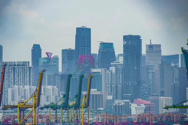 Кланы Порту Сингапура Место Съемки Сингапур — стоковое фото