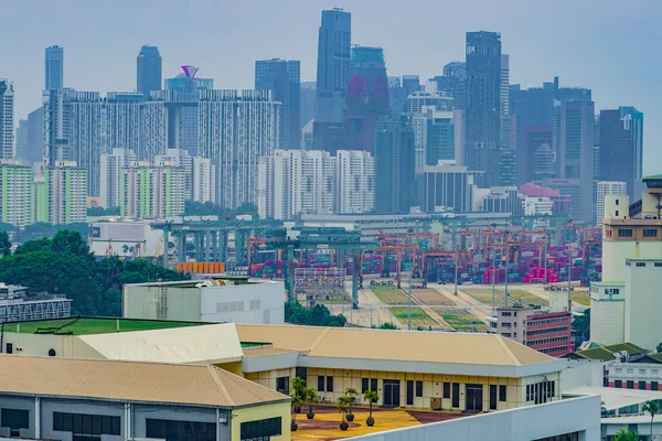 Scenery Singapore Cable Car Shooting Location Singapore — Fotografia de Stock