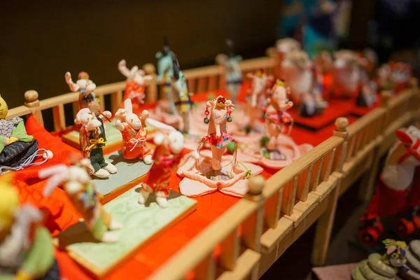 Hinamatsuri Κούκλα Ιαπωνική Κουλτούρα Τοποθεσία Meguro Τόκιο — Φωτογραφία Αρχείου