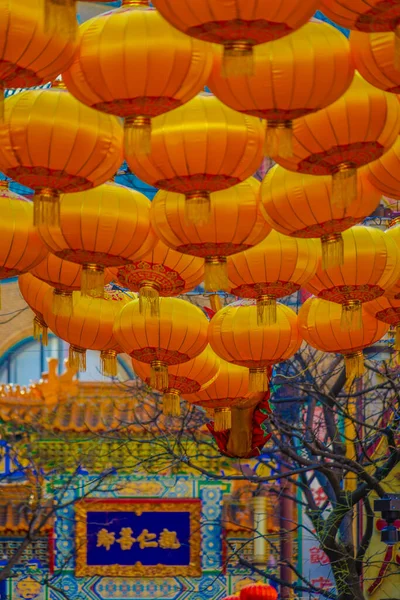 Yokohama Chinatown Büyük Yeni Yıl Dekorasyonu Çekim Yeri Naka Yokohama — Stok fotoğraf