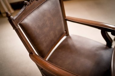 Image of retro chair. Shooting Location: Kobe city, Hyogo Pref