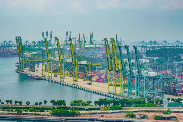 Clans Singapore Port Schietplaats Singapore — Stockfoto
