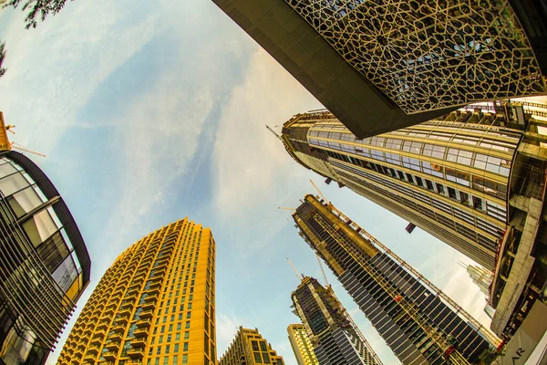 Dubai Skyscrapers Uae Shooting Location Dubai — 스톡 사진